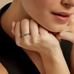 Marc Orian Bijoux Zirconium|Bagues > Bague Imogen Argent Blanc Oxyde De Zirconium