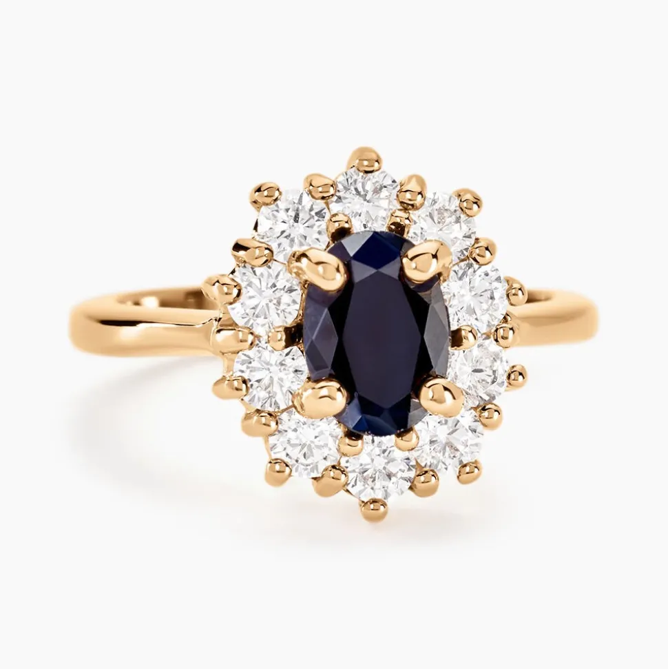 Bague Insaf Plaqué Or Jaune Oxyde De Zirconium