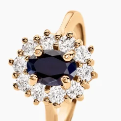 Bague Insaf Plaqué Or Jaune Oxyde De Zirconium