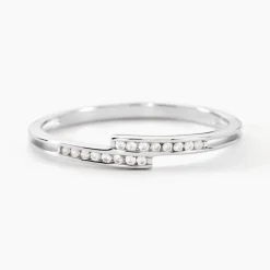 Bague Iryna Argent Blanc Oxyde De Zirconium