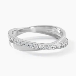 Bague Isolde Argent Blanc Oxyde De Zirconium