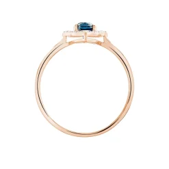 Marc Orian Anniversaire De Mariage|Bagues > Bague Janna Or Rose Topaze Et Oxyde De Zirconium