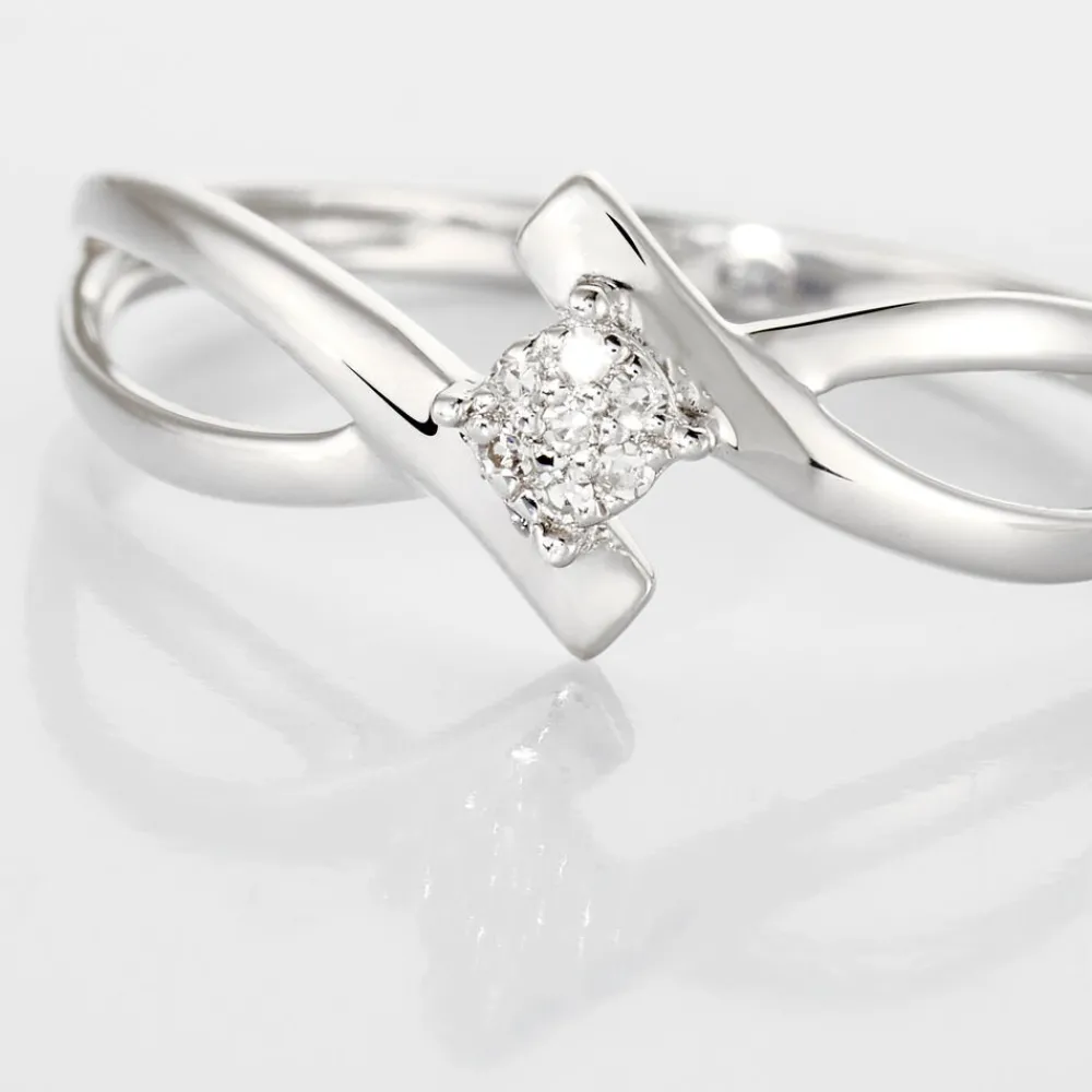 Marc Orian Bijoux Or|Anniversaire De Mariage > Bague Jone Or Blanc Diamant