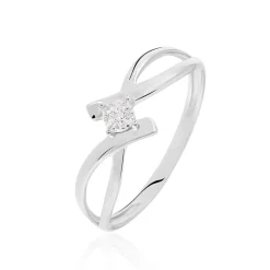 Marc Orian Bijoux Or|Anniversaire De Mariage > Bague Jone Or Blanc Diamant