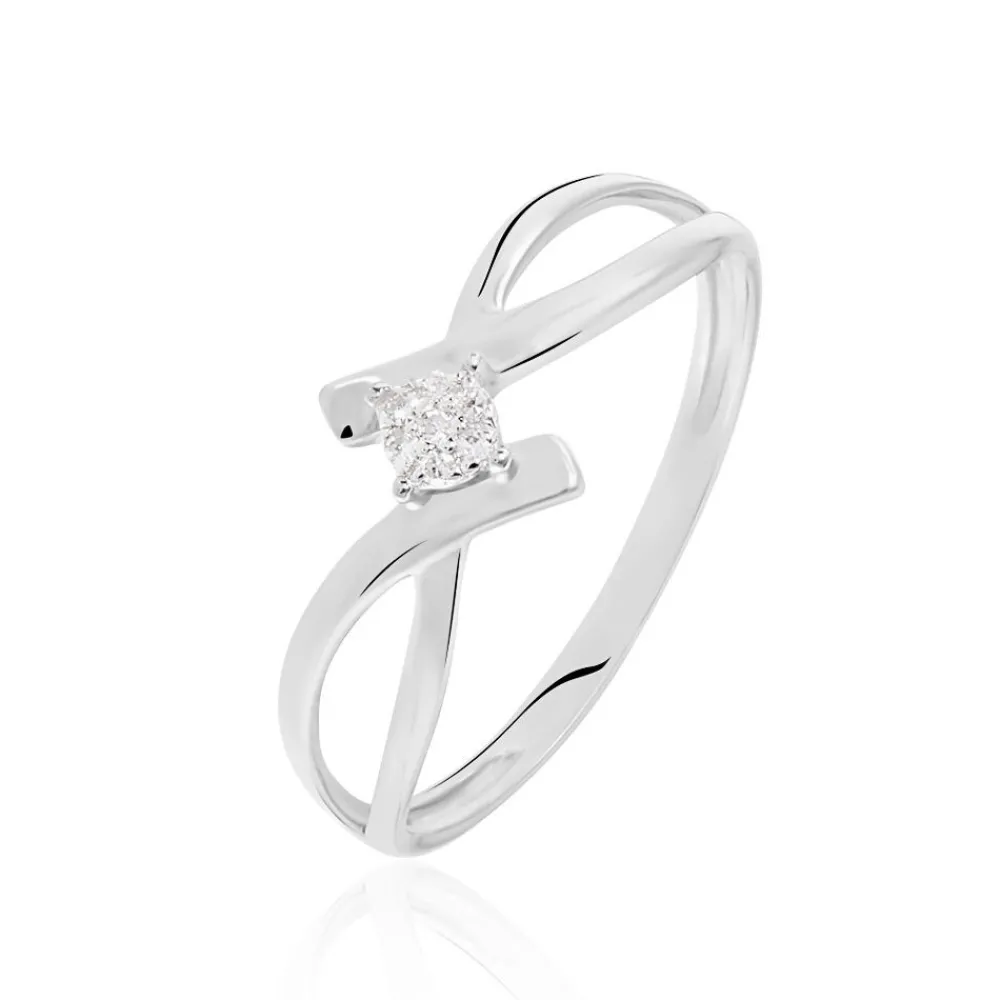 Marc Orian Bijoux Or|Anniversaire De Mariage > Bague Jone Or Blanc Diamant