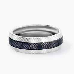 JOURDAN Bagues Homme|Bagues > Bague Acier Bicolore