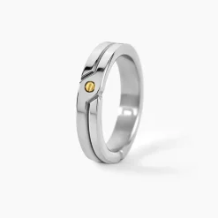 JOURDAN Bagues Homme|Bagues > Bague Ilker Acier Argenté