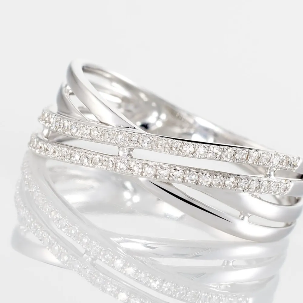 Marc Orian Bagues|Bagues Diamant > Bague Julianne Or Blanc Diamant Divers