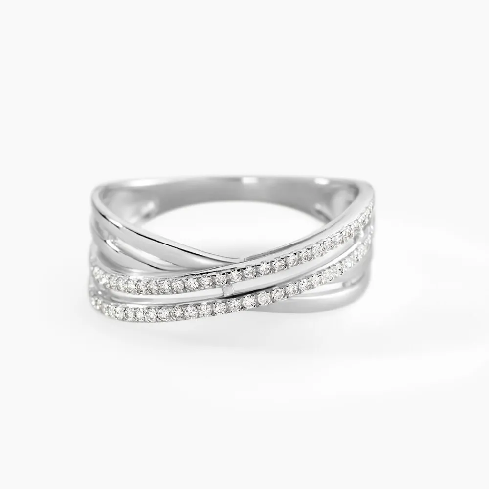 Marc Orian Bagues|Bagues Diamant > Bague Julianne Or Blanc Diamant Divers