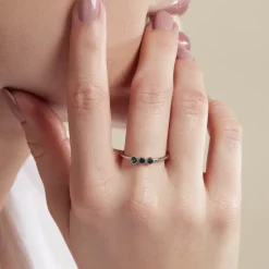 Bague Kasey Argent Blanc Oxyde De Zirconium