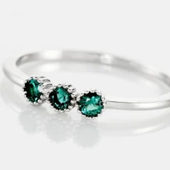 Bague Kasey Argent Blanc Oxyde De Zirconium