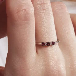Bague Kasey Argent Blanc Oxyde De Zirconium
