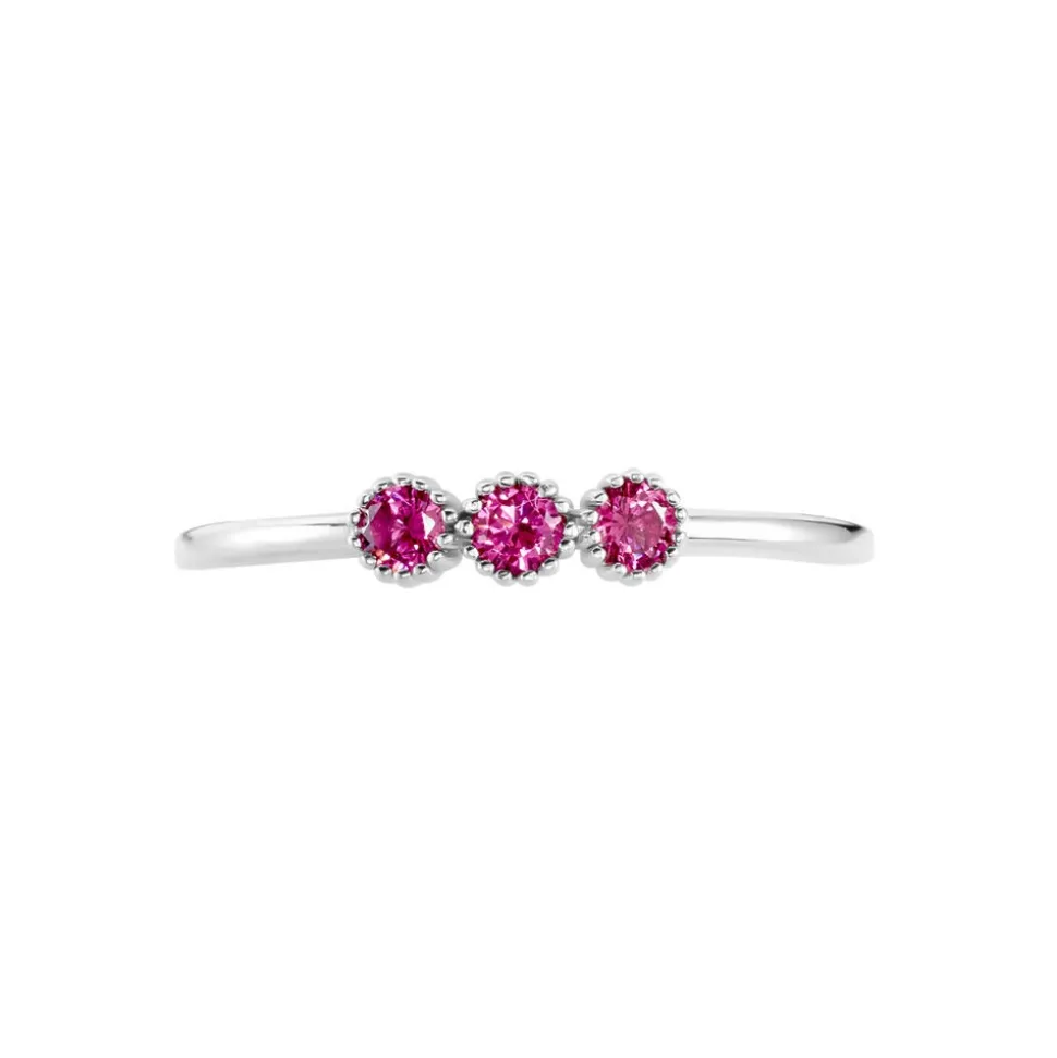 Bague Kasey Argent Blanc Oxyde De Zirconium