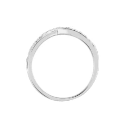 Bague Kassandre Argent Blanc Oxyde De Zirconium
