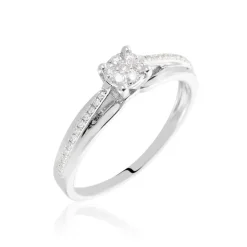 Bague Kate Or Blanc Diamant
