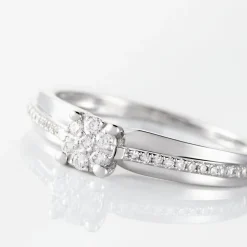 Bague Kate Or Blanc Diamant