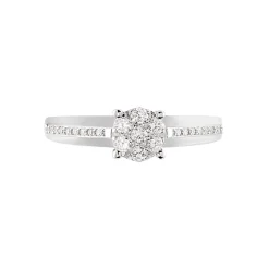 Bague Kate Or Blanc Diamant