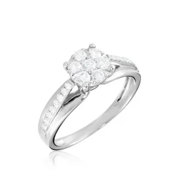 Bague Kate Or Blanc Diamant