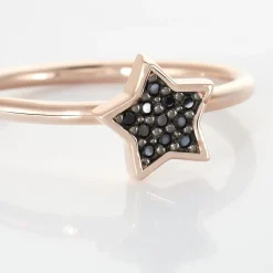 Marc Orian Bijoux Zirconium|Bagues > Bague Kathalyne Argent Rose Oxyde De Zirconium