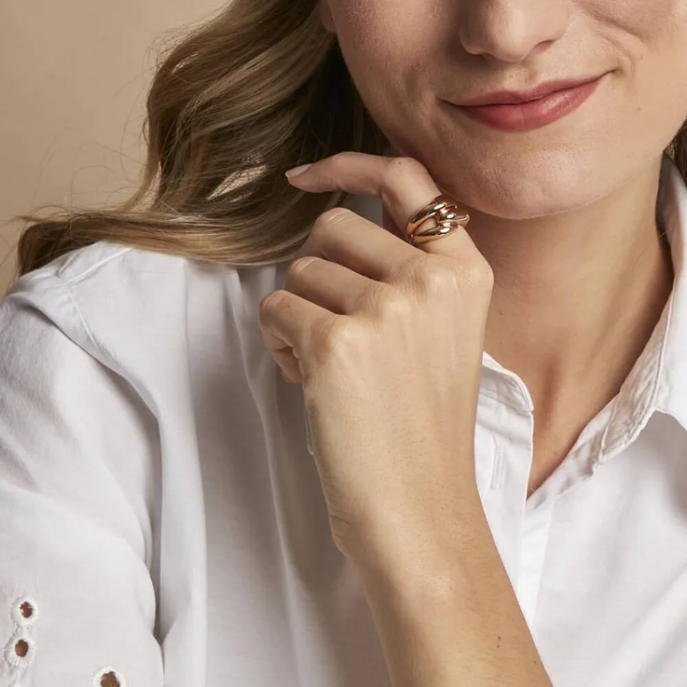 Marc Orian Bagues|Idées Cadeaux Femme > Bague Kelsi Plaqué Or Jaune