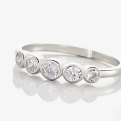 Marc Orian Bagues De Promesse|Bijoux Zirconium > Bague Kumar Argent Oxyde De Zirconium