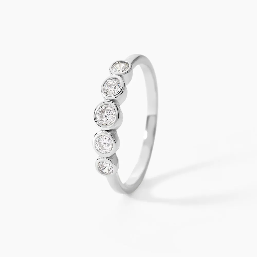 Marc Orian Bagues De Promesse|Bijoux Zirconium > Bague Kumar Argent Oxyde De Zirconium