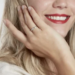 Marc Orian Bagues De Promesse|Bijoux Zirconium > Bague Kumar Argent Oxyde De Zirconium