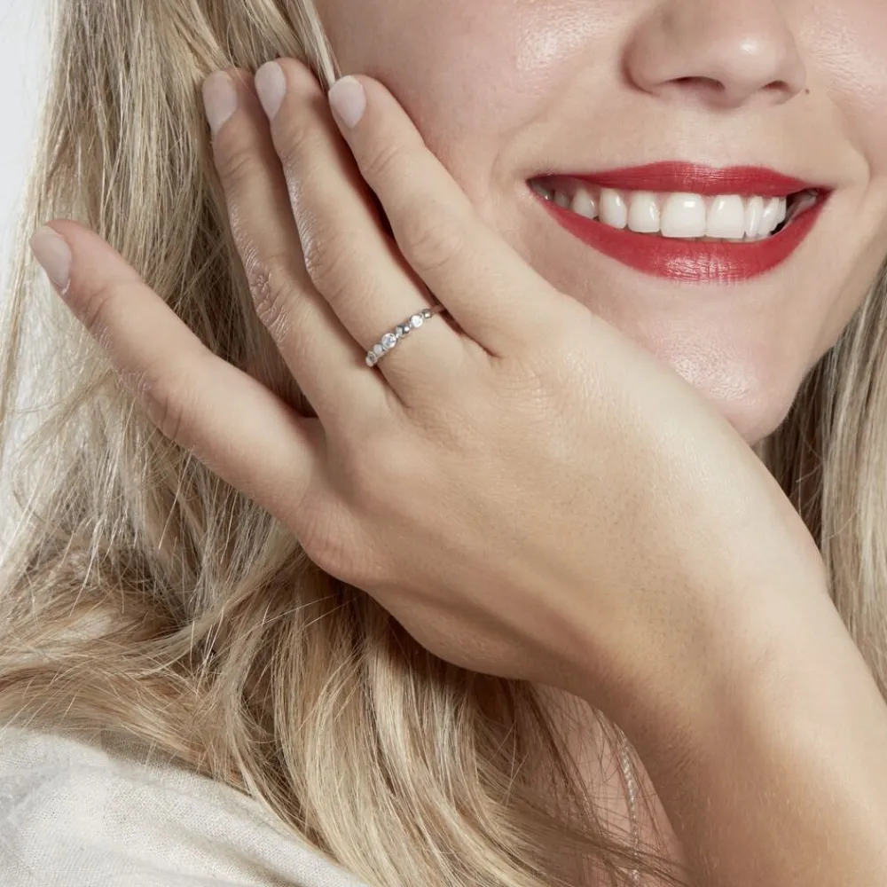 Marc Orian Bagues De Promesse|Bijoux Zirconium > Bague Kumar Argent Oxyde De Zirconium