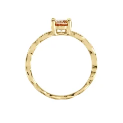 Bague Kurt Plaqué Or Jaune Oxyde De Zirconium