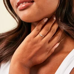 Bague Laurentius Or Jaune Diamant Synthétique