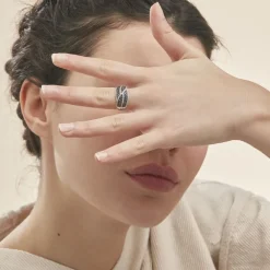 Marc Orian Bagues|Bagues Diamant > Bague Leonie Or Blanc Diamant