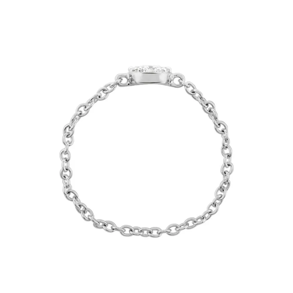 Marc Orian Bagues Fantaisie|Bijoux Zirconium > Bague Lesiane Argent Blanc Oxyde De Zirconium