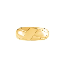 Marc Orian Bagues|Bijoux Acier Inoxydable > Bague Lessie Acier Doré