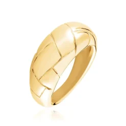 Marc Orian Bagues|Bijoux Acier Inoxydable > Bague Lessie Acier Doré