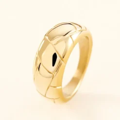 Marc Orian Bagues|Bijoux Acier Inoxydable > Bague Lessie Acier Doré