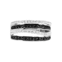 Marc Orian Bijoux Zirconium|Bagues > Bague Leticia Argent Oxyde De Zirconium