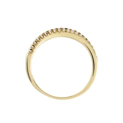 Bague Lia Plaqué Or Jaune Oxyde De Zirconium