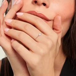 Bague Lipa Argent Blanc Oxyde De Zirconium