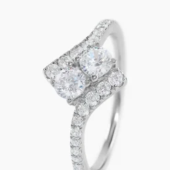 Bague Lisette Argent Blanc Oxyde De Zirconium
