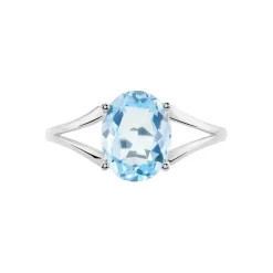Marc Orian Anniversaire De Mariage|Bagues > Bague Lis Or Blanc Topaze