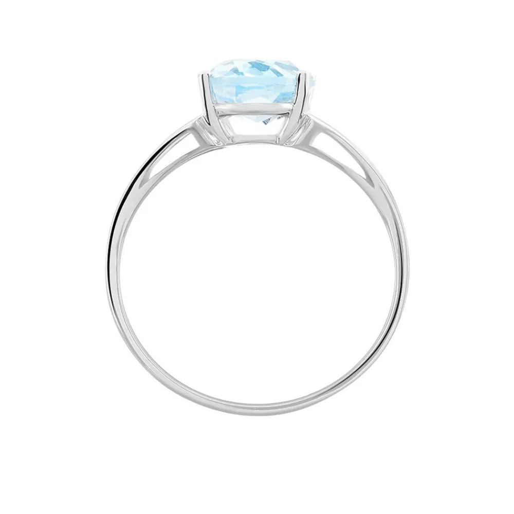 Marc Orian Anniversaire De Mariage|Bagues > Bague Lis Or Blanc Topaze