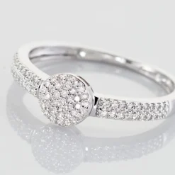 Bague Lisyae Or Blanc Diamants