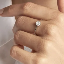 Marc Orian Bijoux Zirconium|Bagues > Bague Lorainne De Zirconium argent blanc oxyde