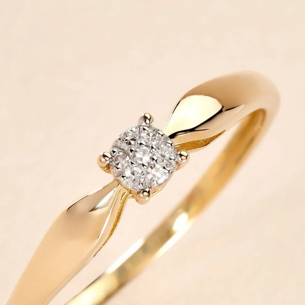 Bague Louisanna Or Jaune Diamant