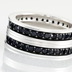 Bague Lucio Argent Blanc Oxyde