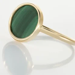 Marc Orian Bagues De Promesse|Bagues > Bague Lucky Gems Or Jaune Malachite