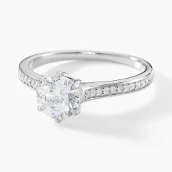 Bague Lydia Argent Blanc Oxyde De Zirconium