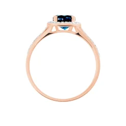 Marc Orian Bagues|Bagues Or Rose > Bague Maeva Or Rose Topaze Et Oxyde De Zirconium