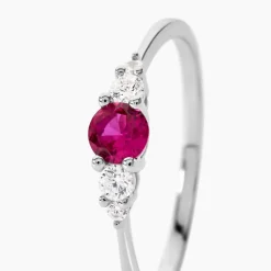 Marc Orian Bijoux Zirconium|Bagues > Bague Maiwen Argent Blanc Oxyde De Zirconium