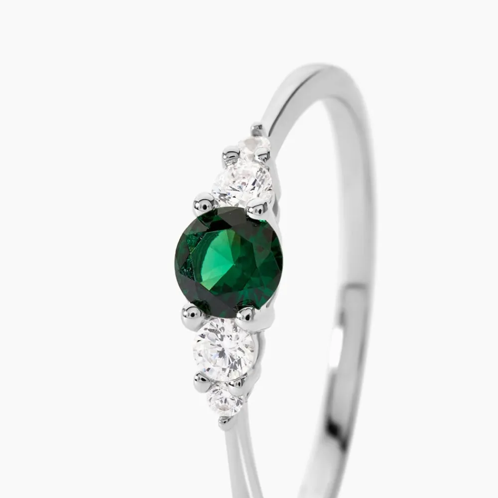 Marc Orian Bijoux Zirconium|Bagues > Bague Maiwen Argent Blanc Oxyde De Zirconium